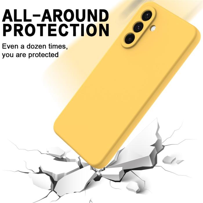 Bild 5, Samsung Galaxy A17 Skal Liquid Silikon Gul