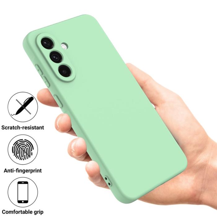 Bild 2, Samsung Galaxy A17 Skal Liquid Silikon Grön