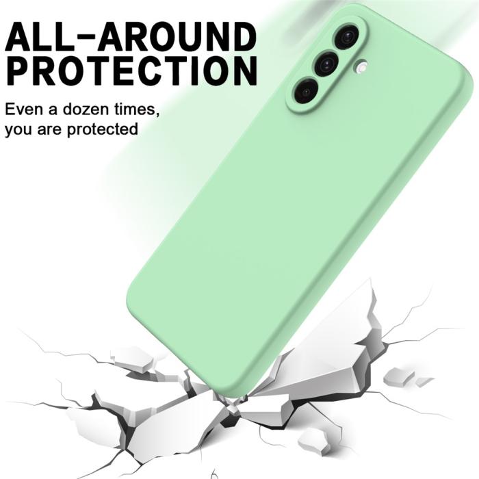 Bild 5, Samsung Galaxy A17 Skal Liquid Silikon Grön