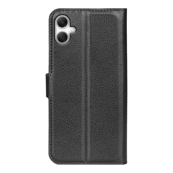 Bild 6, Samsung Galaxy A07 Fodral Litchi Läder Svart