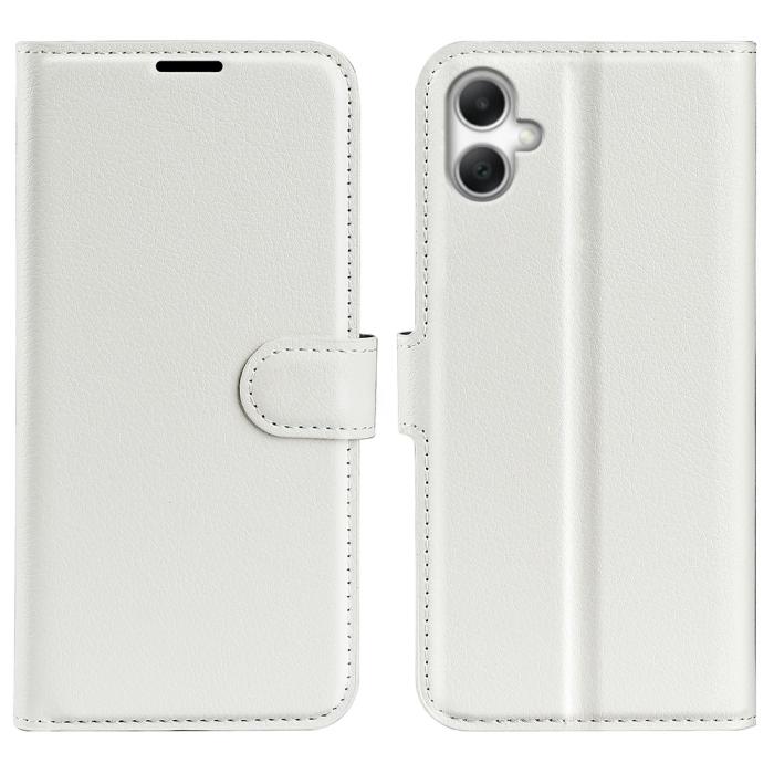 Bild 1, Samsung Galaxy A07 Fodral Litchi Läder Vit