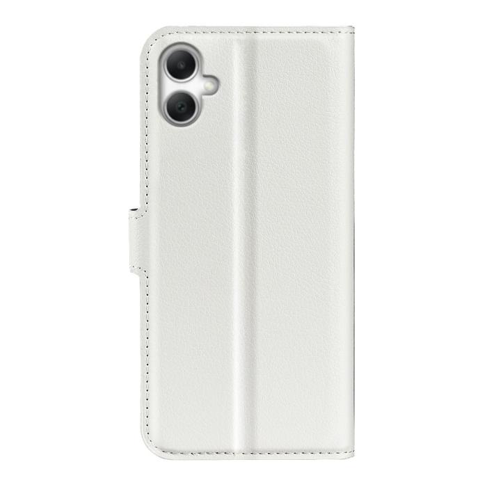 Bild 3, Samsung Galaxy A07 Fodral Litchi Läder Vit