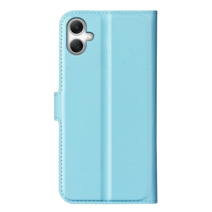 Bild 3, Samsung Galaxy A07 Fodral Litchi Läder Blå