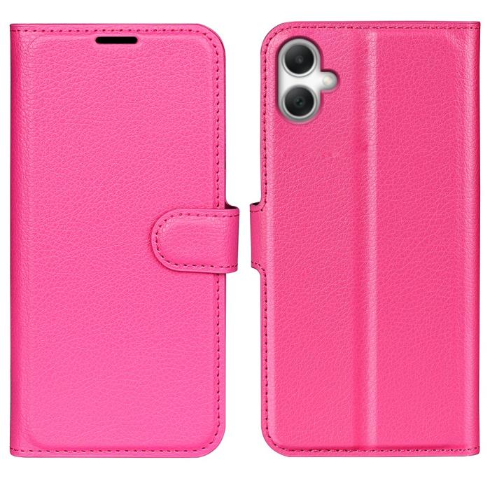 Bild 1, Samsung Galaxy A07 Fodral Litchi Läder Rosa