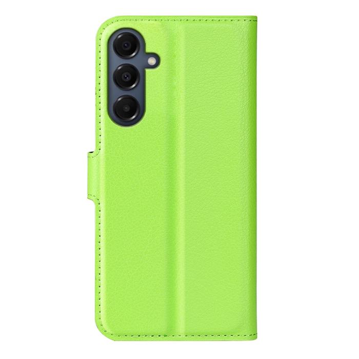 Bild 3, Samsung Galaxy A17 Fodral Litchi Läder Grön