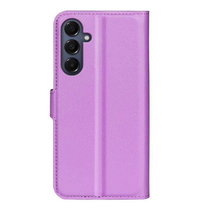 Bild 3, Samsung Galaxy A17 Fodral Litchi Läder Lila