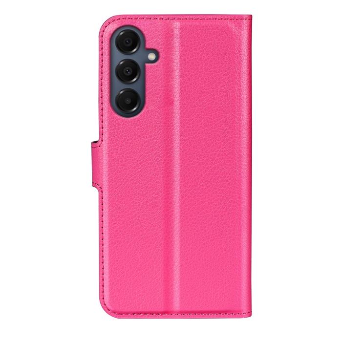 Bild 4, Samsung Galaxy A17 Fodral Litchi Läder Rosa