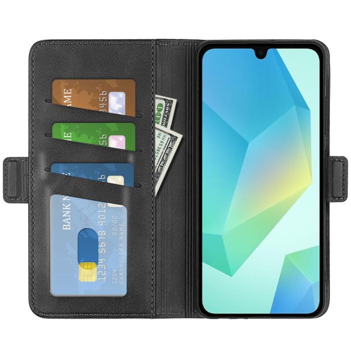 Bild 5, Samsung Galaxy A07 Fodral Läder Svart