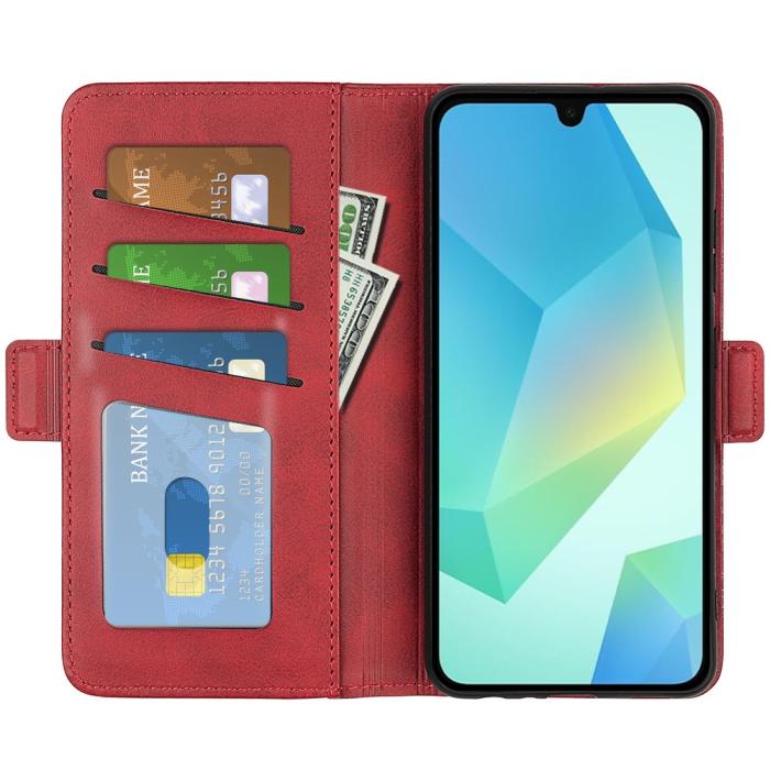 Bild 5, Samsung Galaxy A07 Fodral Läder Röd