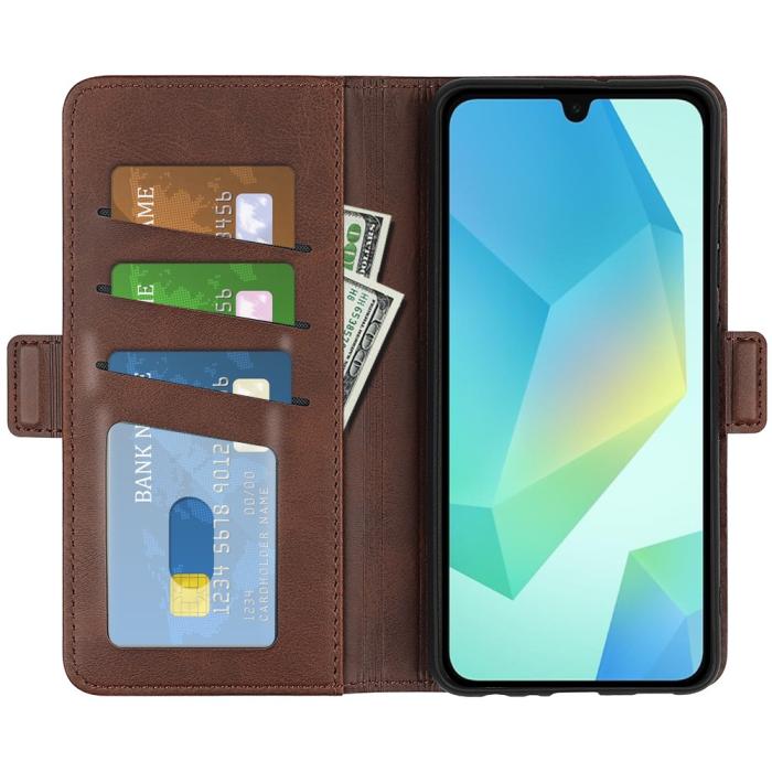 Bild 5, Samsung Galaxy A07 Fodral Läder Brun
