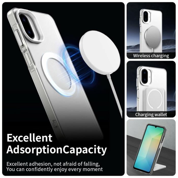Bild 2, Samsung Galaxy A07 Skal MagSafe Hybrid Vit