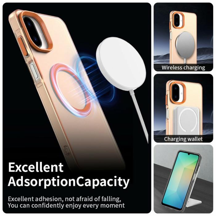 Bild 2, Samsung Galaxy A07 Skal MagSafe Hybrid Orange