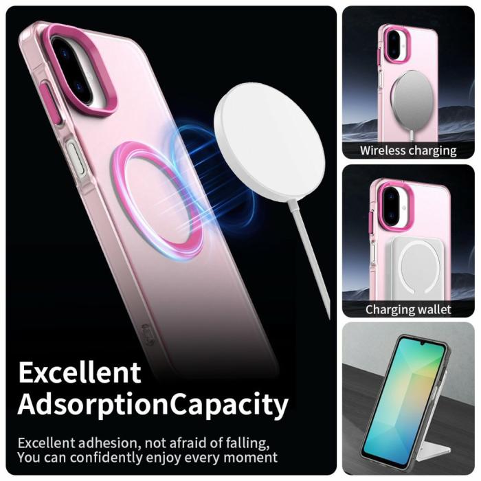 Bild 2, Samsung Galaxy A07 Skal MagSafe Hybrid Rosa