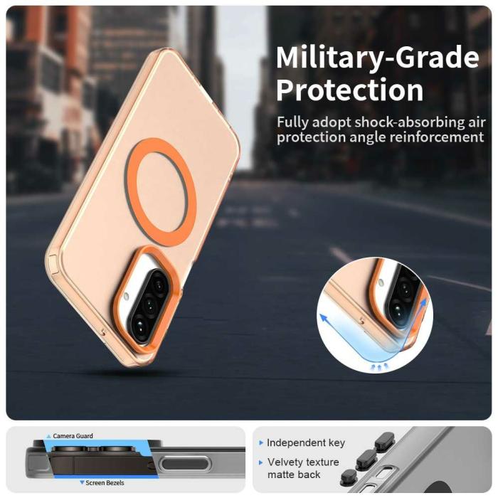 Bild 2, Samsung Galaxy A17 Skal MagSafe Hybrid Orange