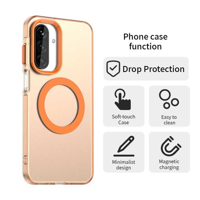 Bild 4, Samsung Galaxy A17 Skal MagSafe Hybrid Orange
