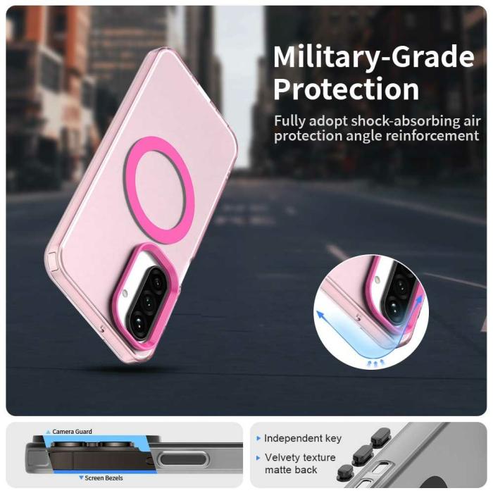 Bild 2, Samsung Galaxy A17 Skal MagSafe Hybrid Rosa