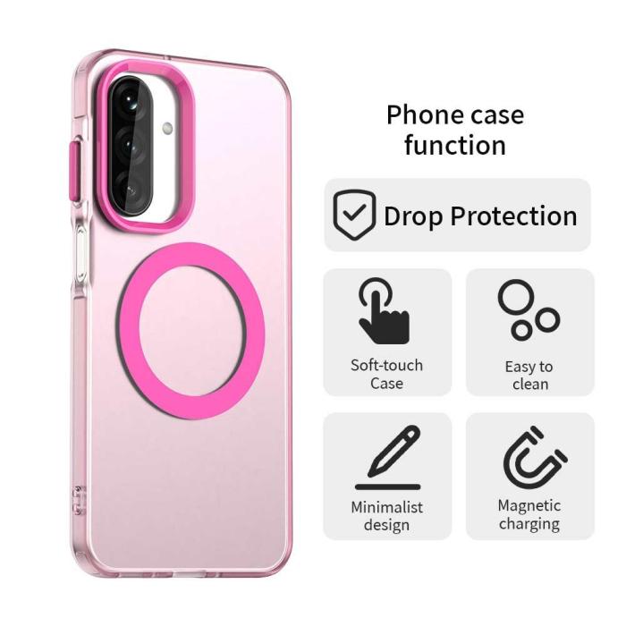 Bild 4, Samsung Galaxy A17 Skal MagSafe Hybrid Rosa