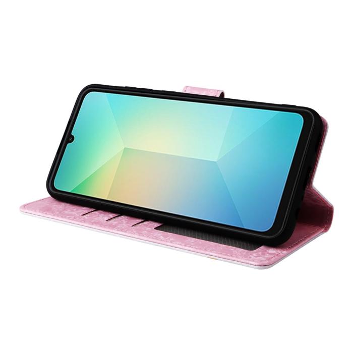 Bild 3, Samsung Galaxy A07 Fodral RFID Läder Färgglada Blommor