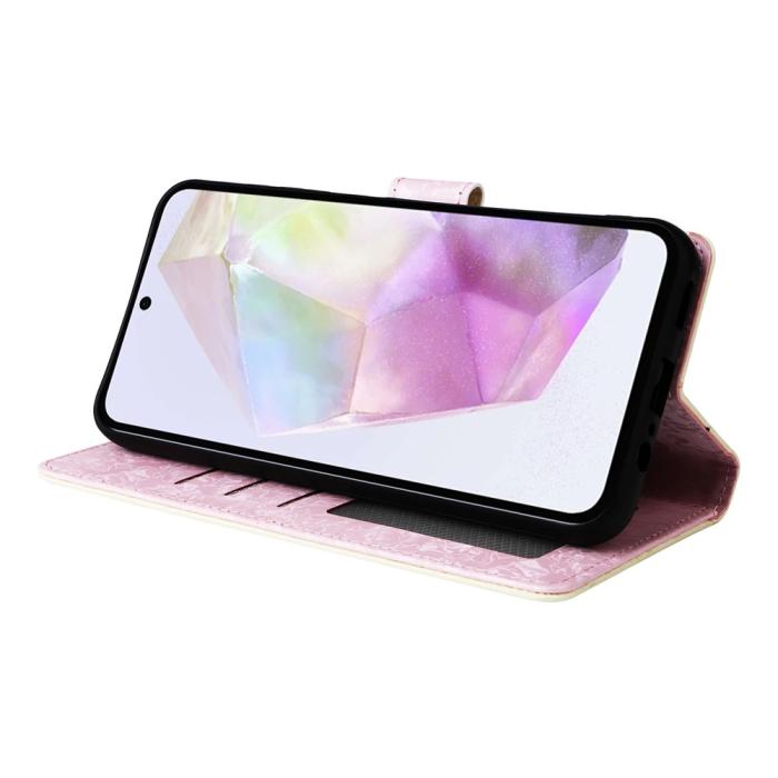 Bild 3, Samsung Galaxy A17 Fodral RFID Läder Yellow Daisy