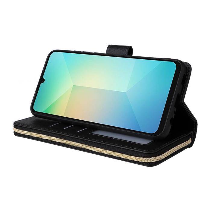 Bild 4, Samsung Galaxy A07 Fodral Multifunktionellt Läder Svart