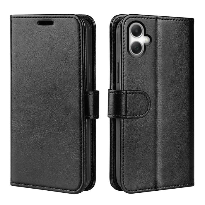 Bild 4, Samsung Galaxy A07 Fodral Crazy Horse Läder Svart