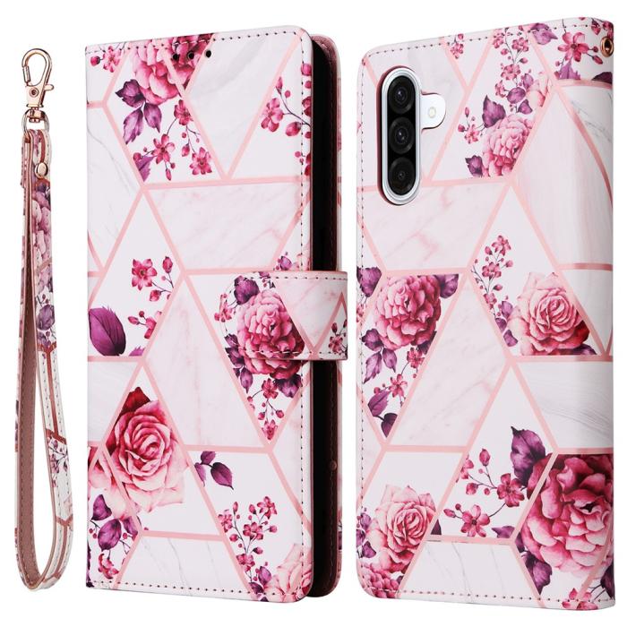 Bild 1, Samsung Galaxy A17/5G / A26 Fodral Läder Marmor Rosa