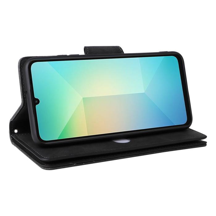 Bild 4, Samsung Galaxy A07 Fodral Multifunktionellt Läder Svart