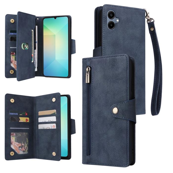 Bild 1, Samsung Galaxy A07 Fodral Multifunktionellt Läder Blå