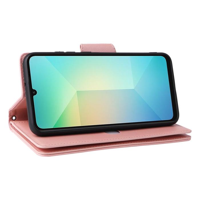 Bild 4, Samsung Galaxy A07 Fodral Multifunktionellt Läder Roséguld