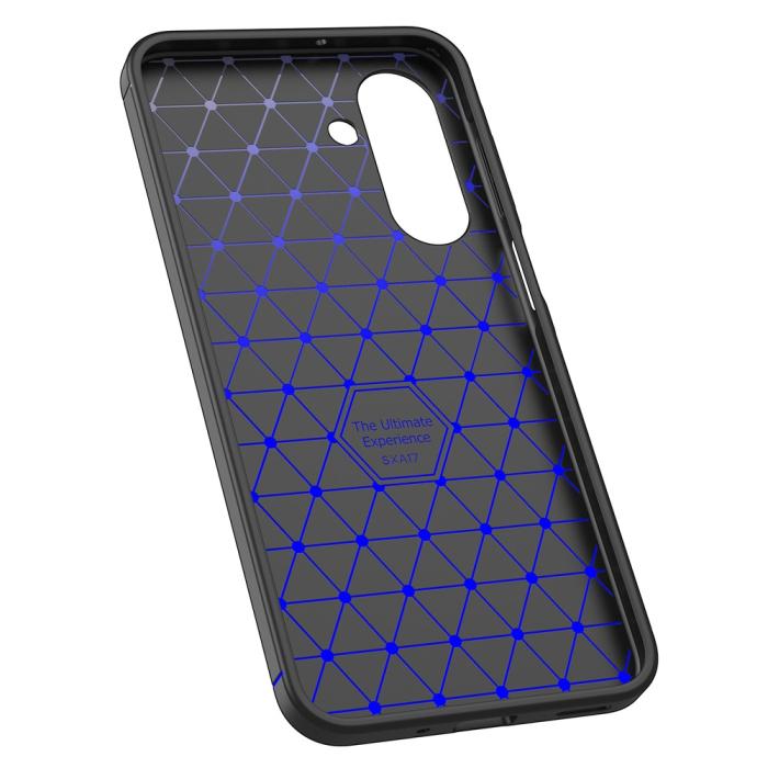 Bild 4, Samsung Galaxy A17 5G Skal Litchi Textur Svart