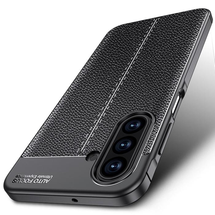 Bild 5, Samsung Galaxy A17 5G Skal Litchi Textur Svart