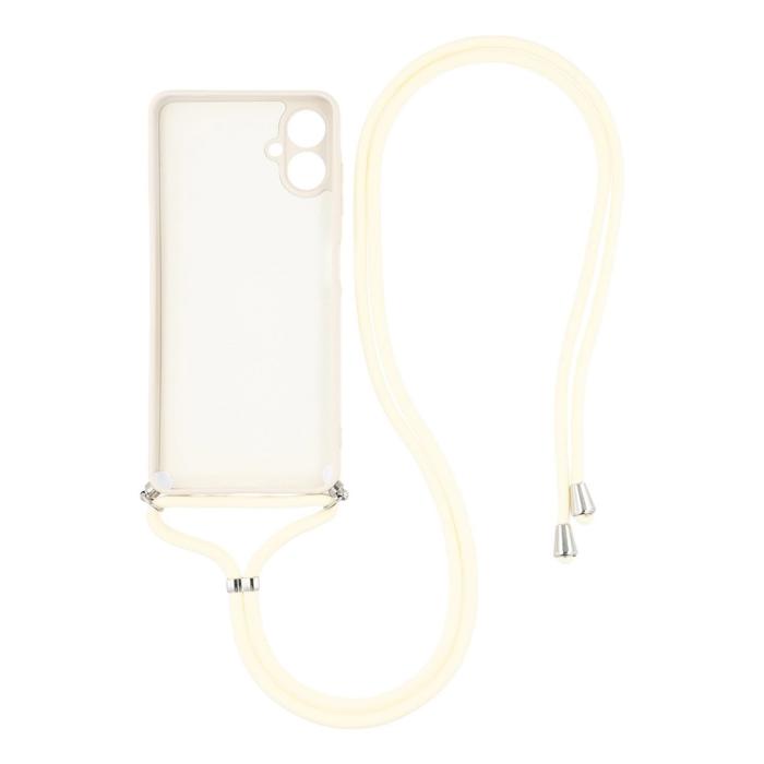 Bild 2, Samsung Galaxy A07 Skal TPU Med Mobilsnöre Vit