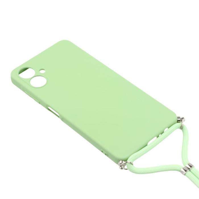 Bild 3, Samsung Galaxy A07 Skal TPU Med Mobilsnöre Grön