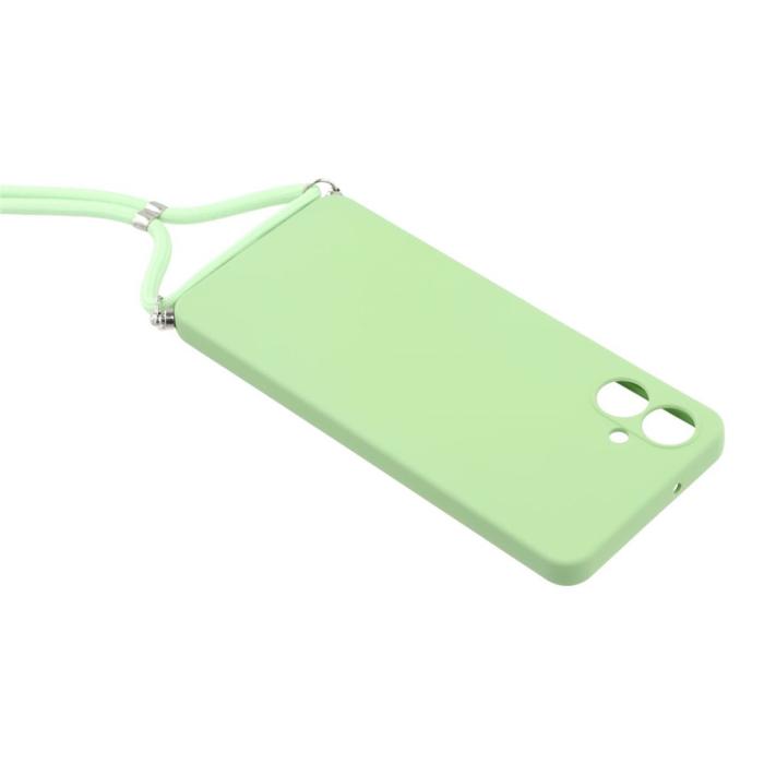 Bild 4, Samsung Galaxy A07 Skal TPU Med Mobilsnöre Grön