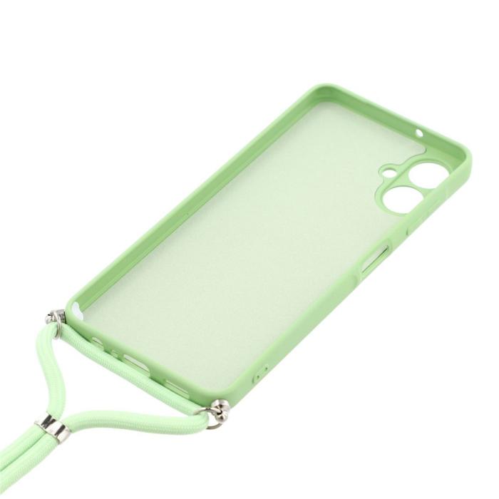 Bild 5, Samsung Galaxy A07 Skal TPU Med Mobilsnöre Grön