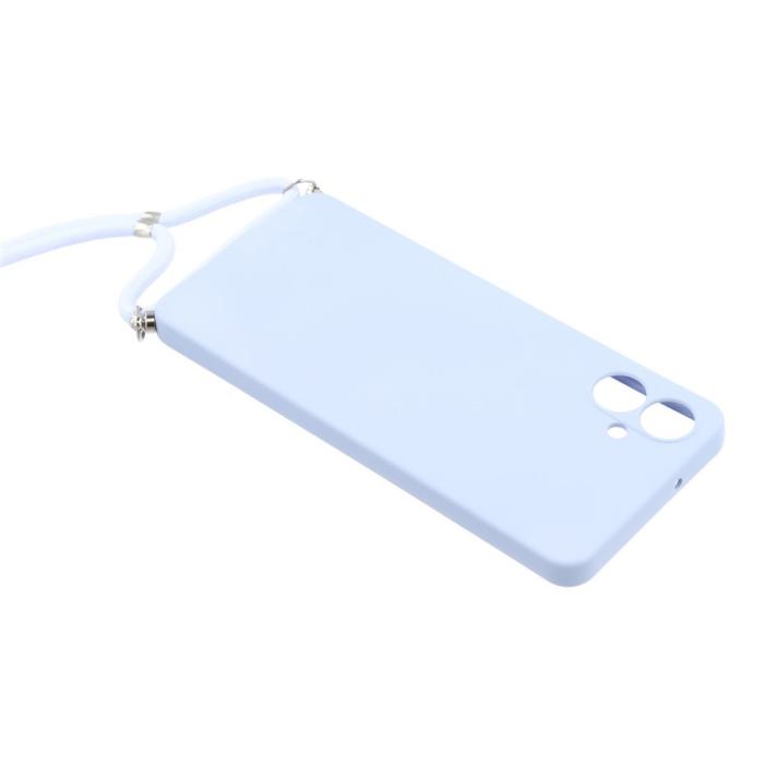 Bild 4, Samsung Galaxy A07 Skal TPU Med Mobilsnöre Lila