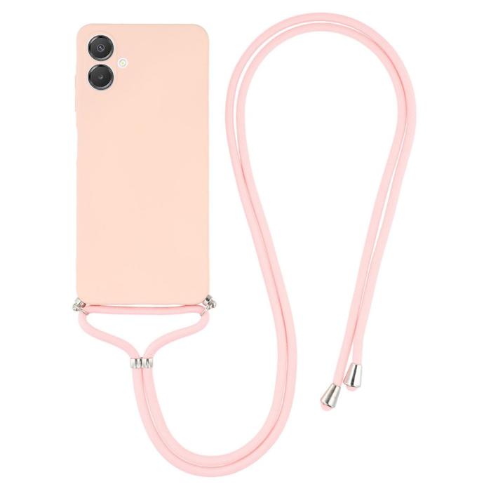 Bild 1, Samsung Galaxy A07 Skal TPU Med Mobilsnöre Rosa