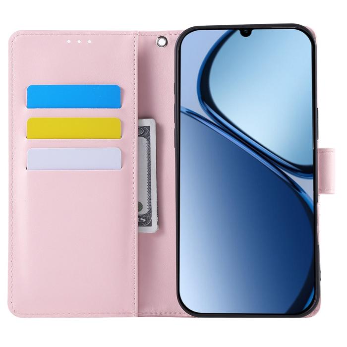 Bild 2, Samsung Galaxy A07 Fodral Med Tryck Blommor Roséguld