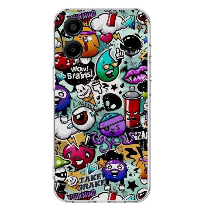 Bild 2, Samsung Galaxy A07 Skal Med Tryck Graffiti