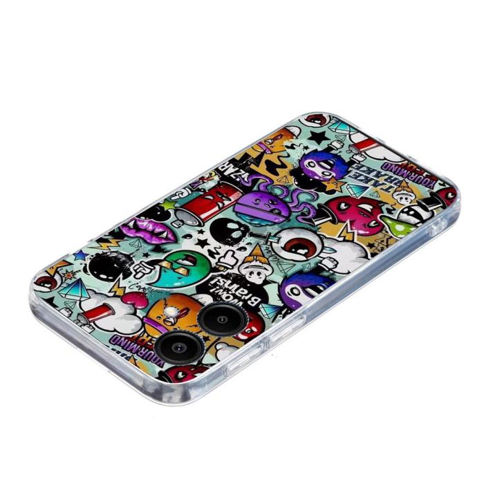 Bild 4, Samsung Galaxy A07 Skal Med Tryck Graffiti