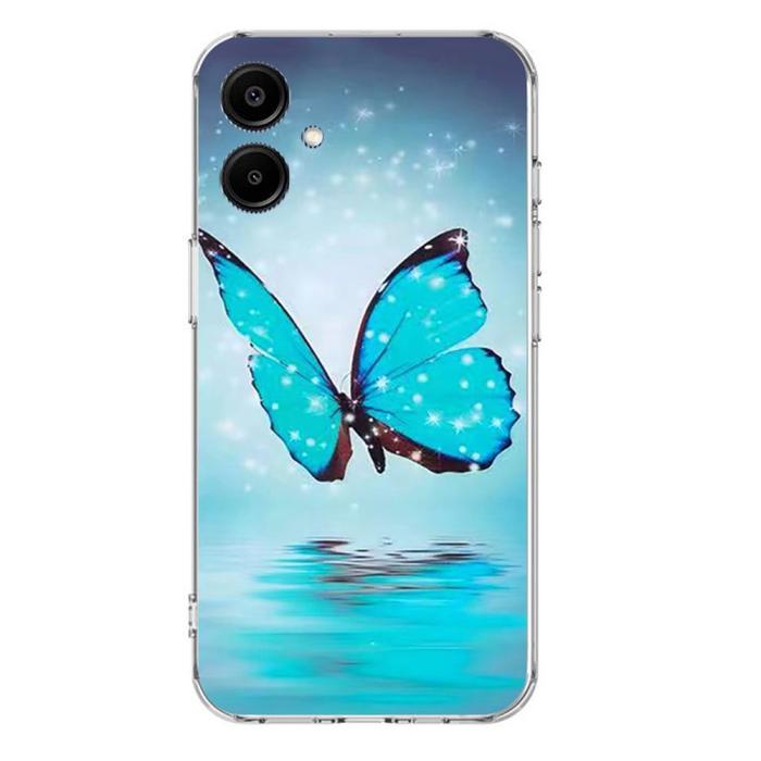 Bild 2, Samsung Galaxy A07 Skal Med Tryck Blå Fjäril