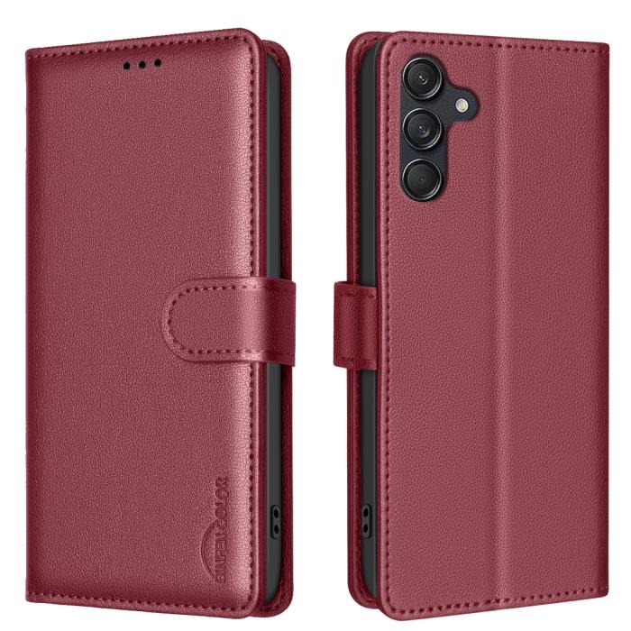 Bild 1, Samsung Galaxy S25 FE Fodral RFID Läder Röd