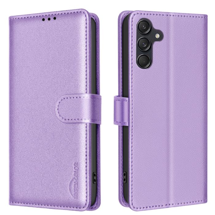 Bild 1, Samsung Galaxy S25 FE Fodral RFID Läder Lila