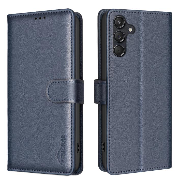 Bild 1, Samsung Galaxy S25 FE Fodral RFID Läder Blå