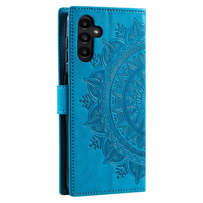 Bild 6, Samsung Galaxy S25 FE Fodral Mandala Läder Blå