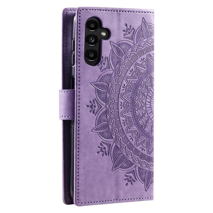 Bild 6, Samsung Galaxy S25 FE Fodral Mandala Läder Lila