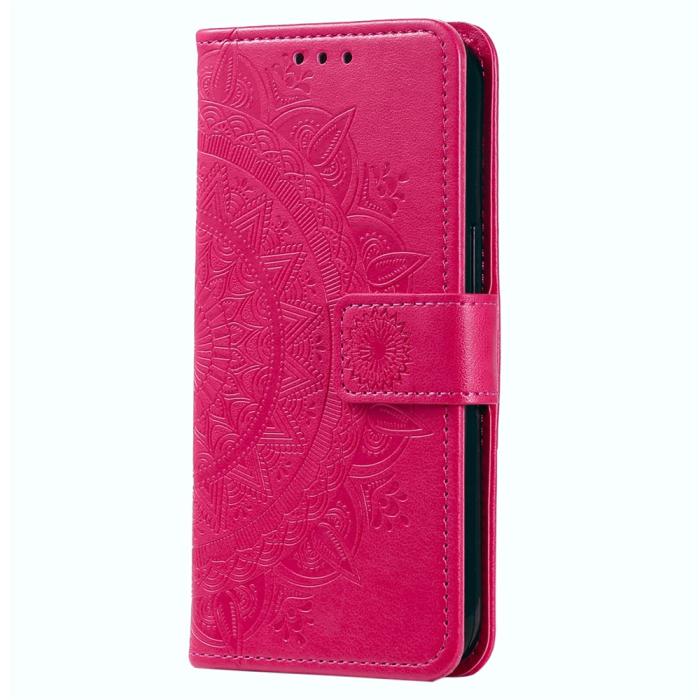 Bild 5, Samsung Galaxy S25 FE Fodral Mandala Läder Rosa