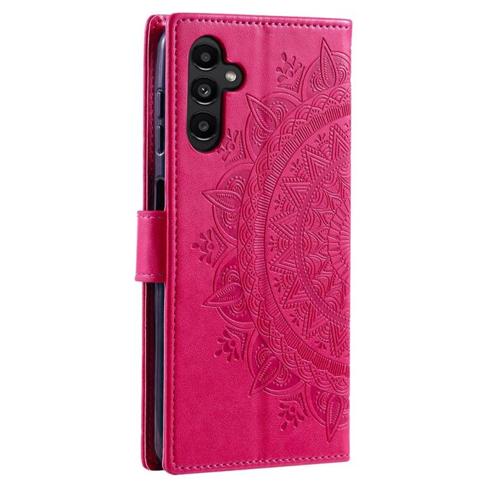 Bild 6, Samsung Galaxy S25 FE Fodral Mandala Läder Rosa