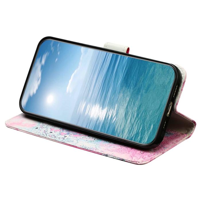 Bild 3, Samsung Galaxy S25 FE Fodral Med Tryck Rosa Marmor