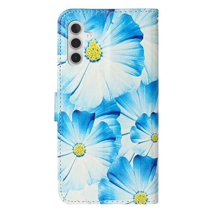 Bild 6, Samsung Galaxy S25 FE Fodral Med Tryck Blå Blommor